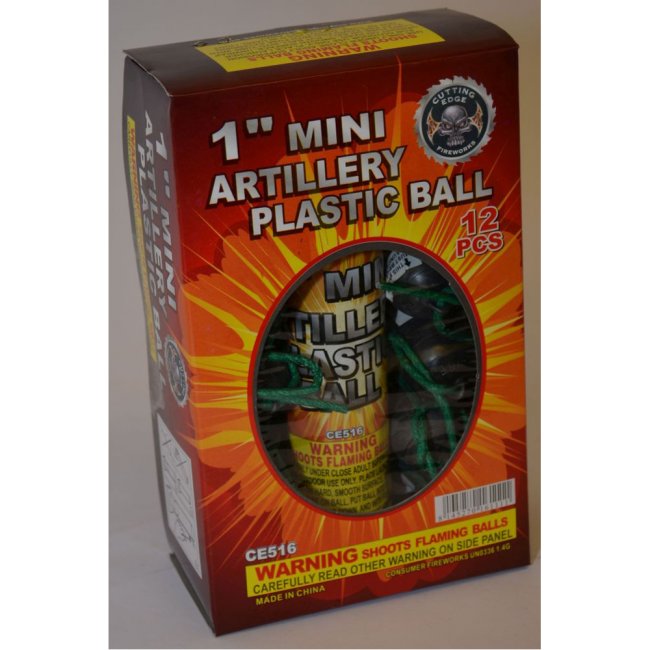 Mortars – 1 Inch Mini Artillery Plastic Ball (1)